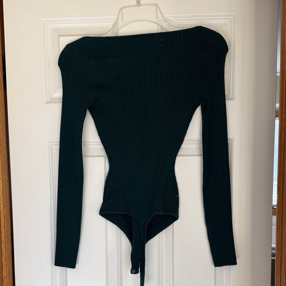 Abercrombie & Fitch Dark Green Sweater - Picture 6 of 6